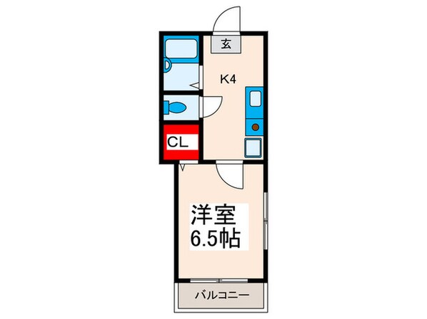 コーポ山本の物件間取画像